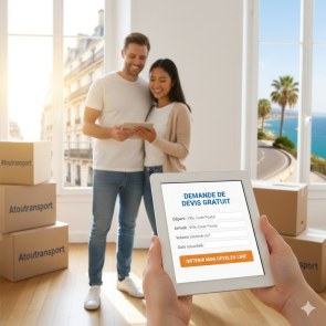 Devis déménagement rapide transport meubles et cartons en groupage