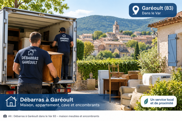 Débarras à Garéoult dans le Var 83 – maison meubles et encombrants